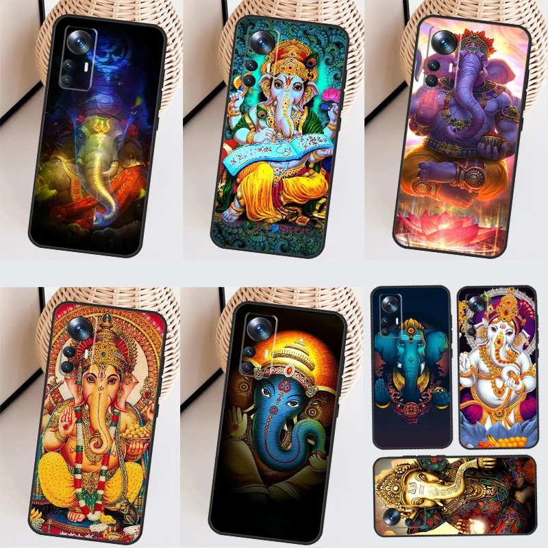 Ganesh Elephant God Case For Xiaomi 13T 12T 11T Pro 13 Ultra 12 Lite 12X POCO F5 X5 X3 Pro X4 F4 GT M5 M5s F3