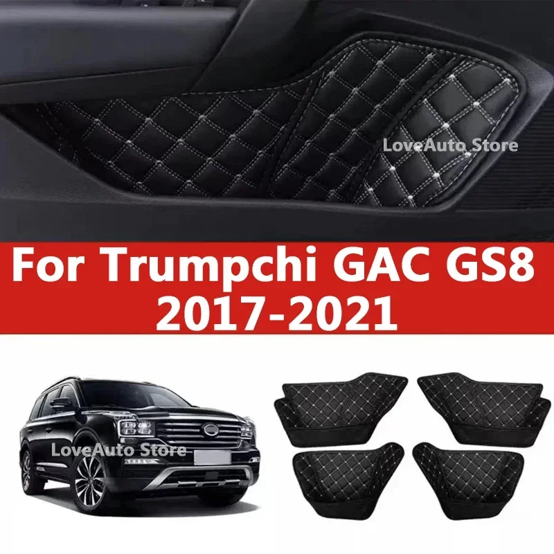 

For Trumpchi GAC GS8 2021 2020 2019 2018 2017 Car Front Rear Door Inner Armrest Handle Door Multifunctional Storage Box Cover