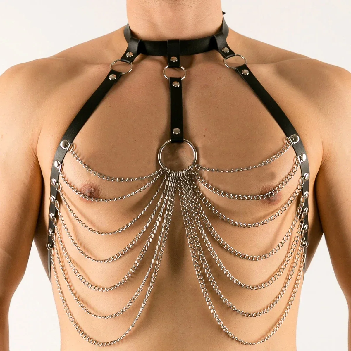 

1pc Kinky Harness Man Body harness Erotic Clothing Fetish Accessories Valentine's Day gifts for him
