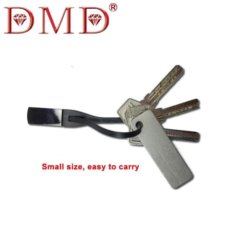 DMD Diamond Mini Grinding Hook Silver Portable Small Sharpening Hook Mini Knife Sharpener Outdoor Tool Essential Gadget