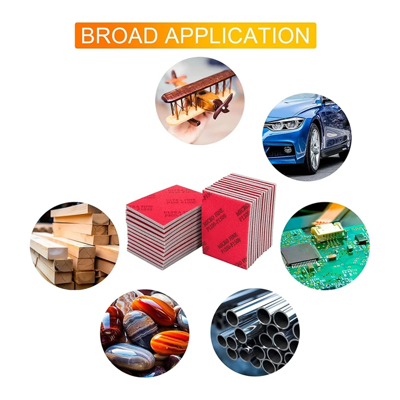 

AB47-320-3000 Grit Sanding Sponge Set, Fine Foam Sanding Pads, Wet Sanding Paper, Sanding Sponges For Wood, Drywall Sanding