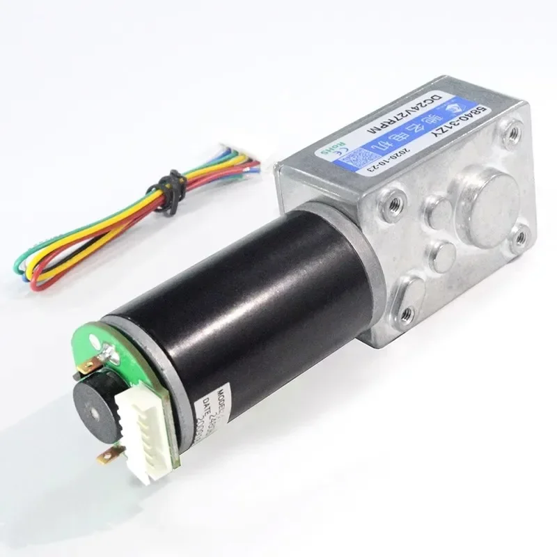 

5840-31zy DC 12V 24V High Torque Worm Gear Motor with Encoder