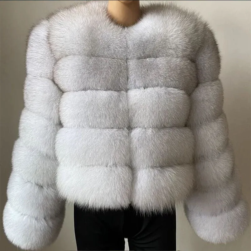 Luxurious Faux Fur Jacket for Women
