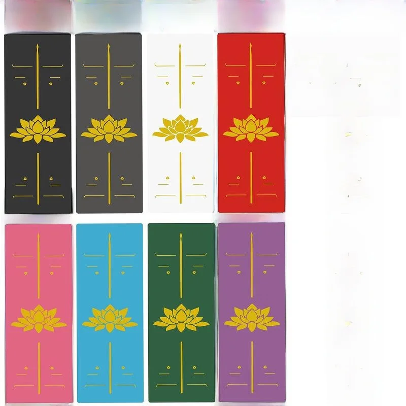 

Утолщенный коврик для йоги с золотым тиснением в виде лотоса, большой, резиновый, нескользящий, влаговпитывающий, из ПУ, дышащий, для фитнеса и спорта