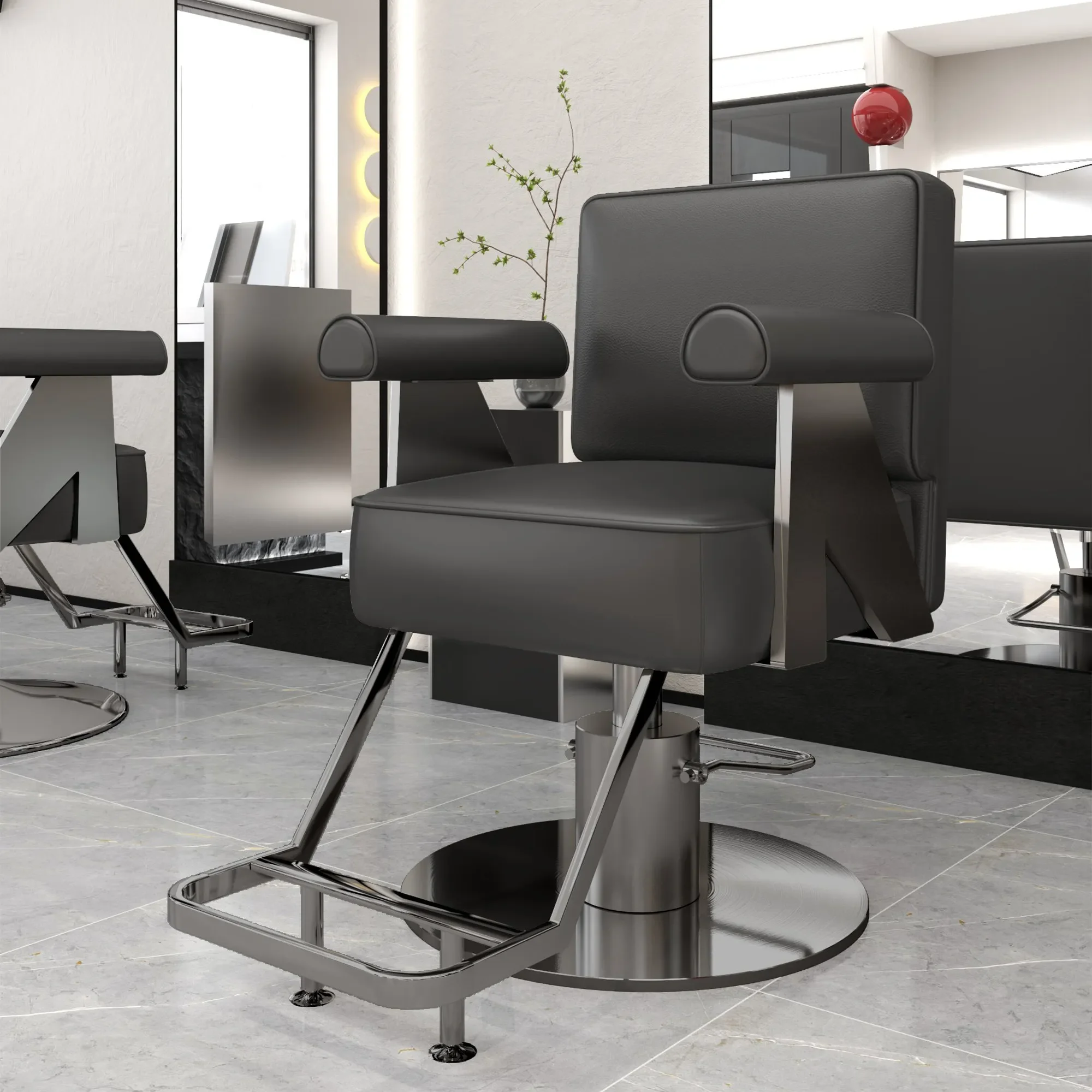 Barbershop Barber Chair Working Facial Tattoo Esthetician Barber Chair Carrinho Auxiliar Para Cabeleireira Salão Furniture
