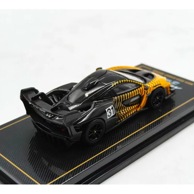 CM Model 1/64 Scale McLaren Senna GTR Alloy Car Model Collection Decoration Toy