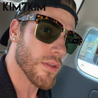 Polarized Square Sunglasses Men 2025 Luxury Brand Classic UV400 Outdoor Sunglass Retro Metal Frame Eyewear For Male Punk Shades