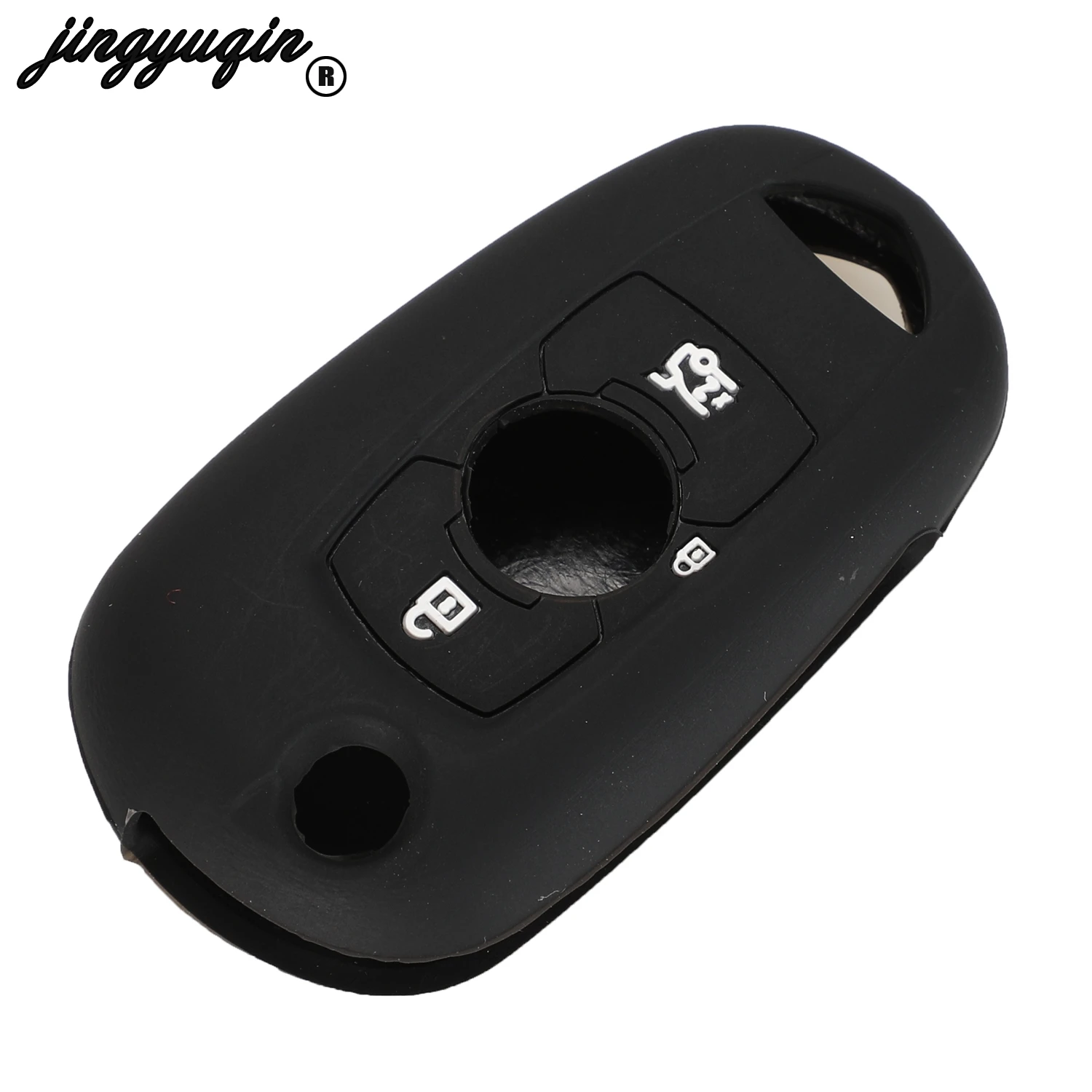 jingyuqing  3b Remote Car Key Silicone Cover Case For Buick Weilang Angkor Holder Styling Flid Folding