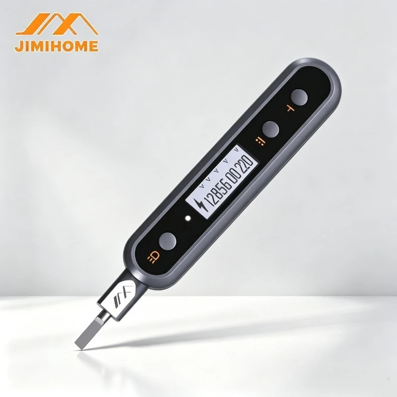 JIMIHOME Multifunctional Voltage Tester Pen High Precision Electric Detector Non Contact Line Detection Test Pen for Repair