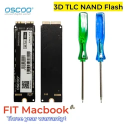 OSCOO Hard Disk Macbook SSD for 2013 2015 2017 Macbook Air A1465 A1466 A1398 A1502 512GB 1TB NVMe PCIe 3.0 Solid State Drive