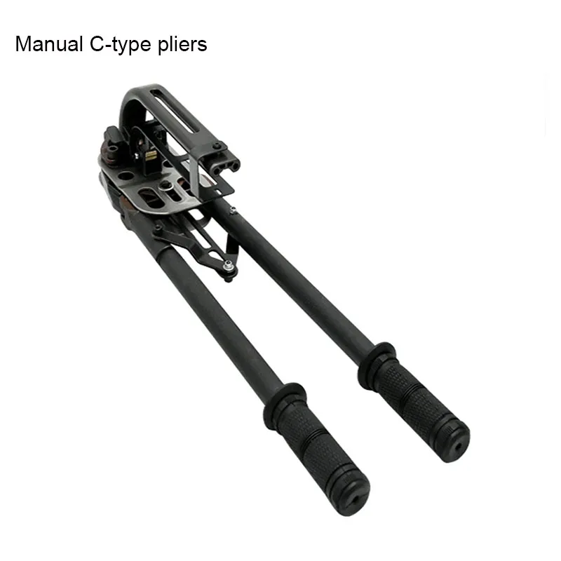 Professional C50 Manual Hog Ring Plier Gabion Fixing C Ring Nailer Stapler Nails Nail  for Cages Fence Connect