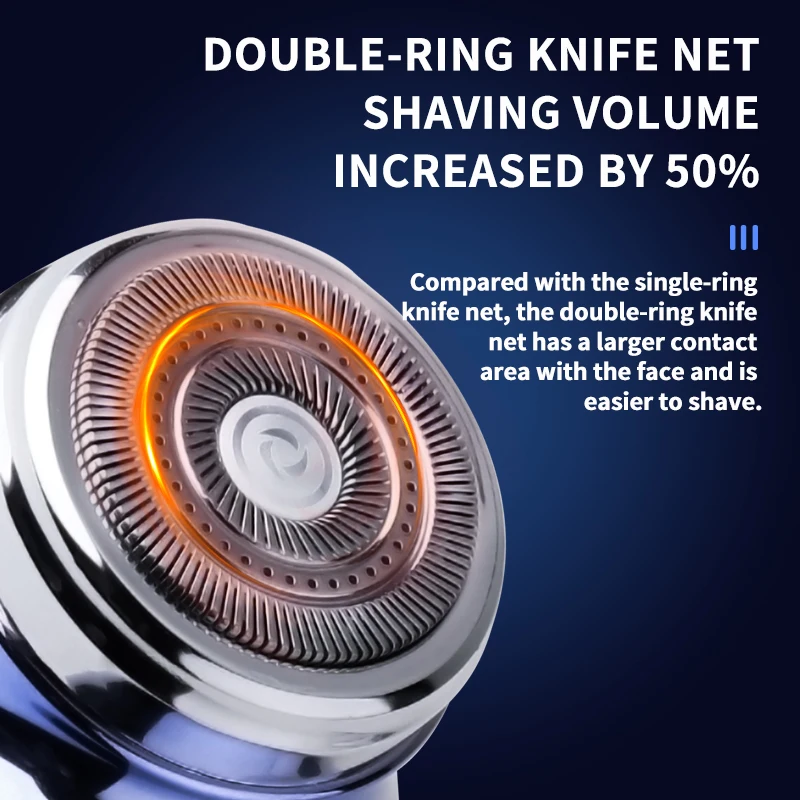 Kemei KM-C52 ماكينة حلاقة كهربائية للرجال حجم قصير ماكينة حلاقة الوجه الصغيرة USB قابلة للشحن المحمولة أداة تهذيب اللحية سلامة الحلاقة