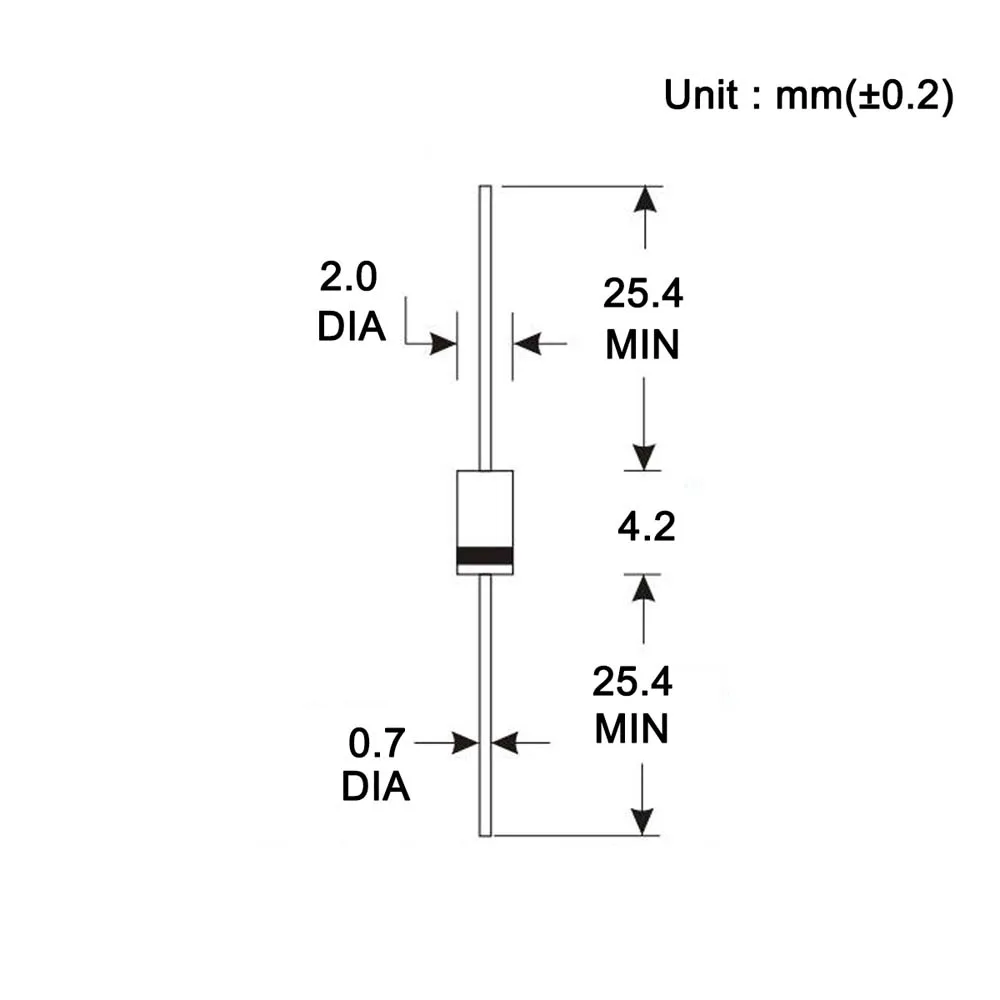 100 Pcs 1N4742A 1N4742 Power Zener Diode 1W 12V DO-41 DO-204AL Axial 1 Watt 12 Volt IN 1N 4742A IN4742A