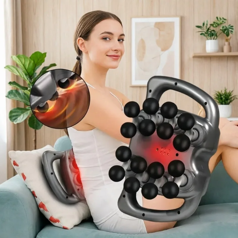 

16-Head Muscle Massage Gun High Frequency Vibration Fascia Gun for Full Body Shoulder Back Leg Waist Massage