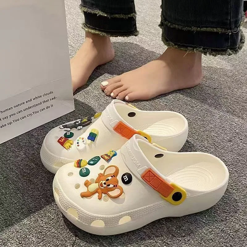 حار لطيف الكرتون الحيوان زهرة الأحذية الديكور انفصال لطيف DIY بها بنفسك الأحذية التبعي الاتجاه هدايا الحفلات