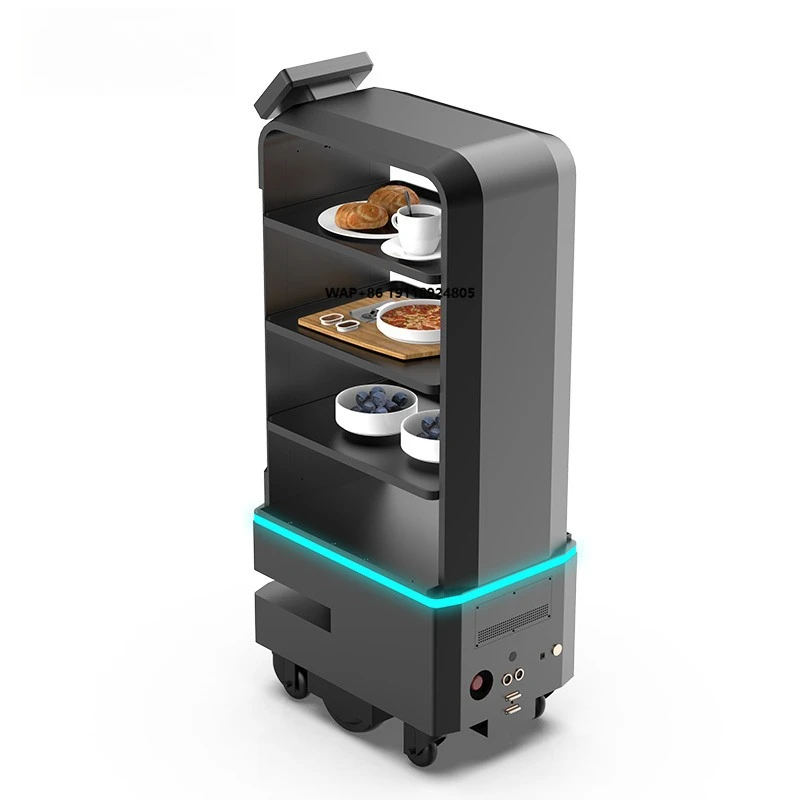Shenzhen Factory  Self-Driving Store Restaurant Office Dinning Food Delivery Service Robots Food Truck