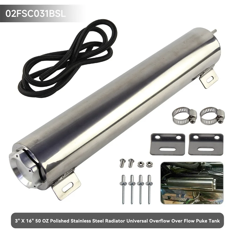 Silver Stainless Steel Radiator 3