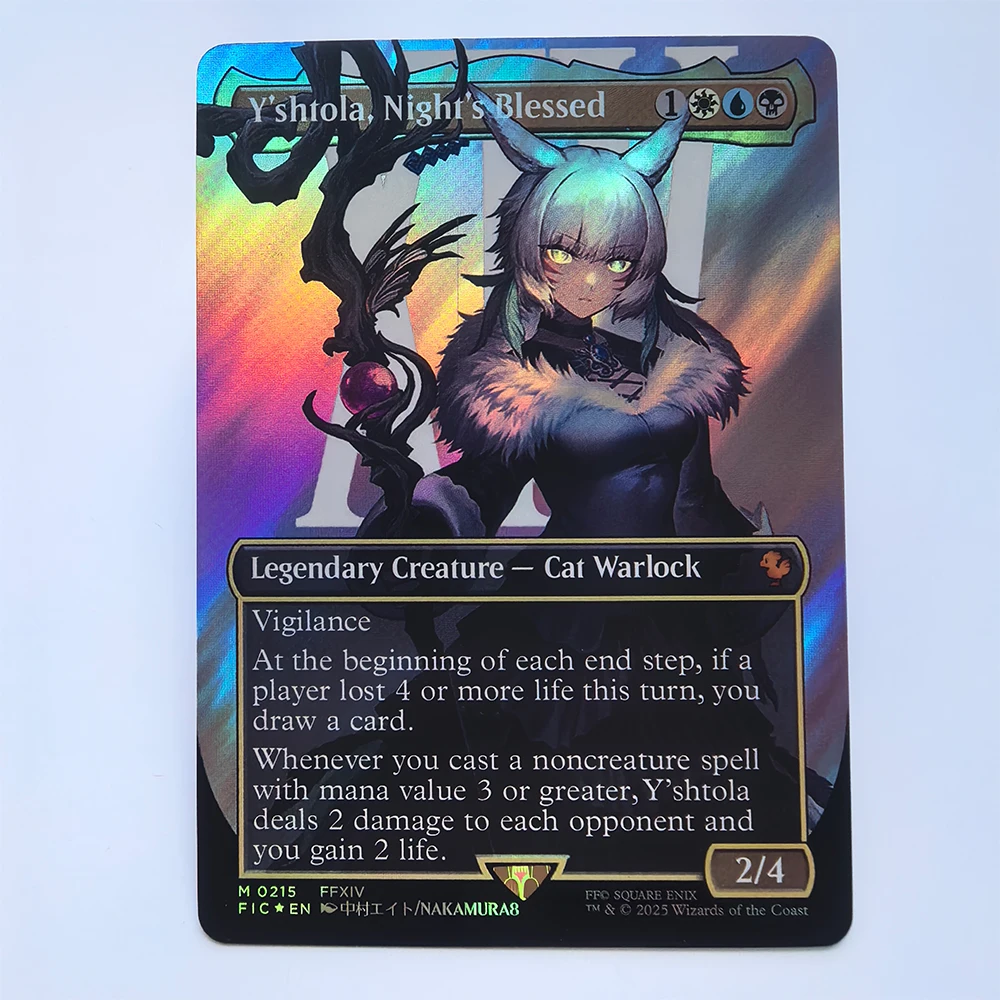 Anime characters Commander DIY Homemade Xtreme Bronzing texture beauty Cool Collection card Christmas birthday gift Game toys