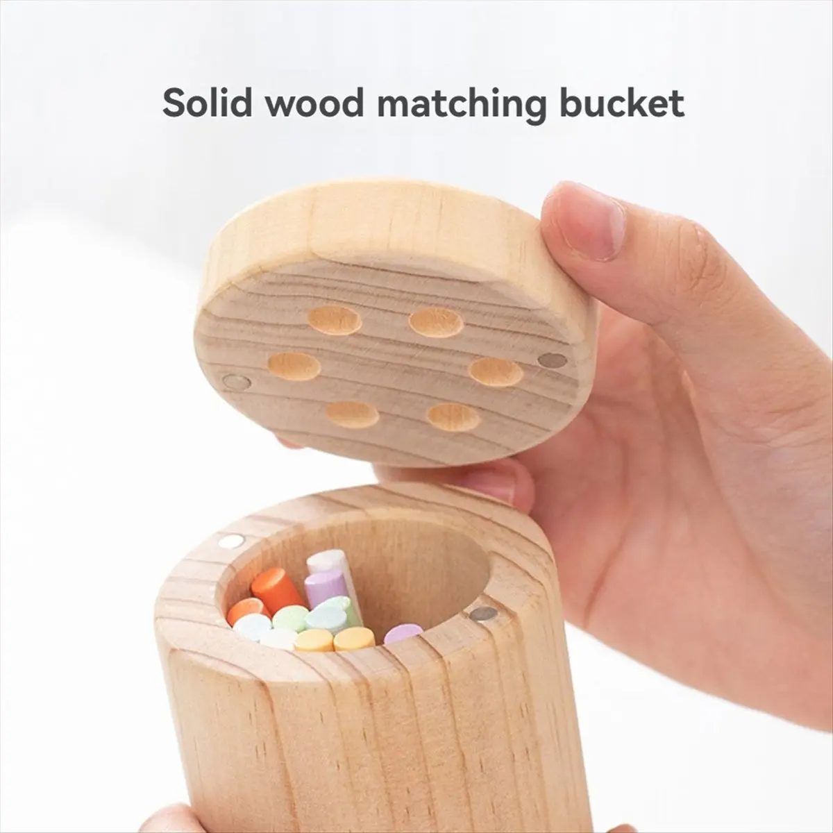 

Развивающая игрушка-балансир из цветных деревянных палочек для малышей: сортировка по цвету, развитие мелкой моторики, сенсорные навыки