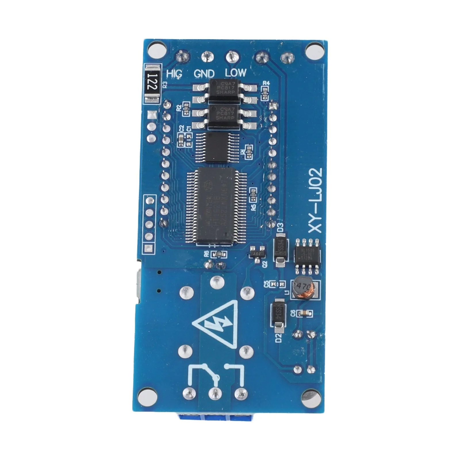 Industrial Timer Relay Module 5V 12V 24V with LCD Display Supporting Multiple Profiles and High Switching Cycles