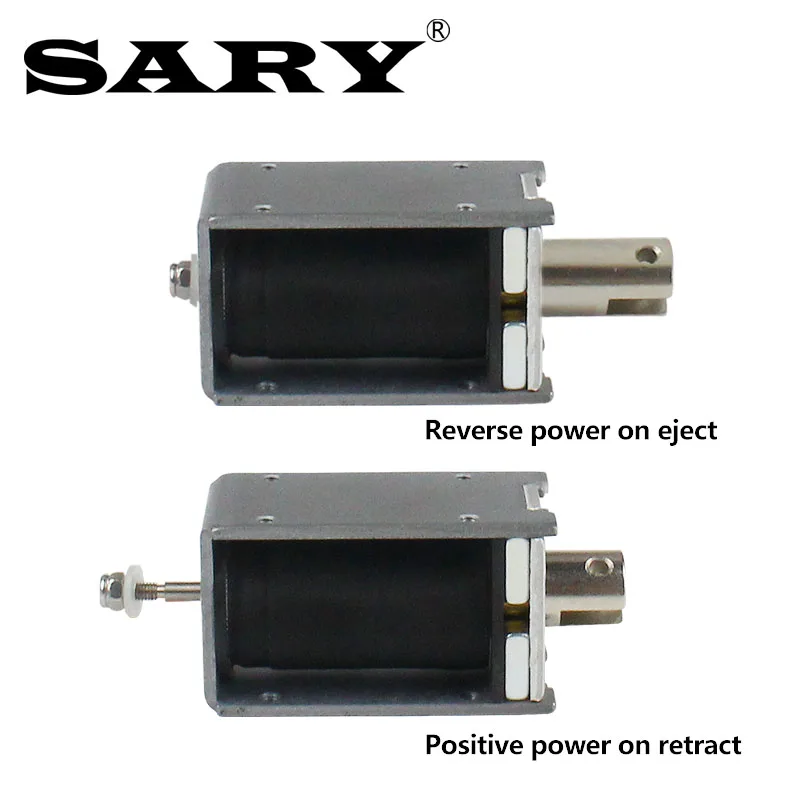 bistable power off self-maintaining electromagnet DC12V push-pull electromagnetic lock forward and reverse work