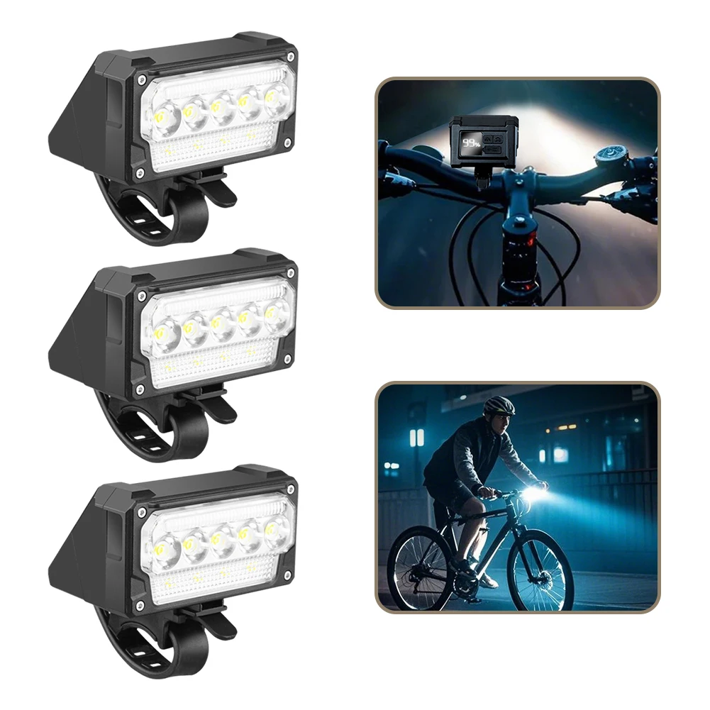 

Bicycle Front Light Super Bright Bicycle Light Waterproof Bike Safety Lamp 5 Level Dimmable Bicycle Headlight for Night Riding