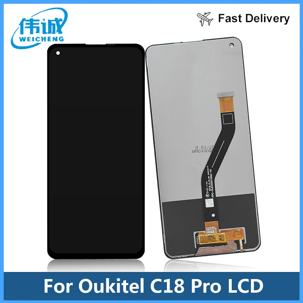 

6.55 inch OUKITEL C18 Pro LCD Display+Touch Screen 100% Original Tested LCD Digitizer Replacement For OUKITEL C18 C18Pro LCD