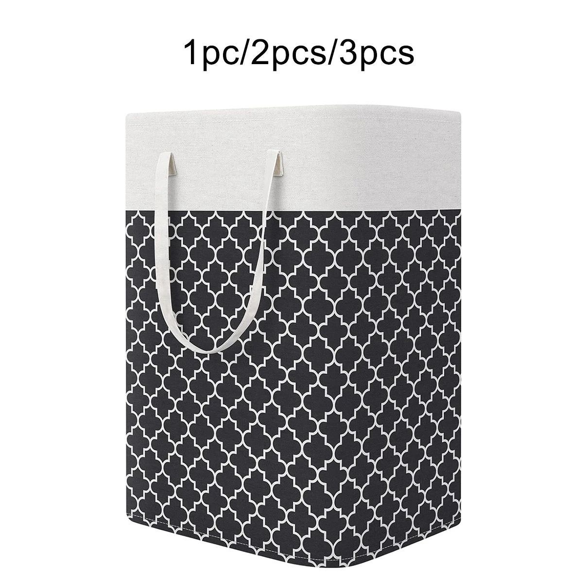 

Laundry Hamper,Large Foldable,Freestanding Waterproof with Handle for Laundry Room Bedroom Bathroom College Dormitory, 75L
