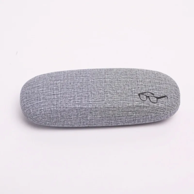 Fashion Glasses Case Hard Shell Linen Fabrics Eyewear Cases Cover Protective for Men Women Sunglasses Eyeglasses Box