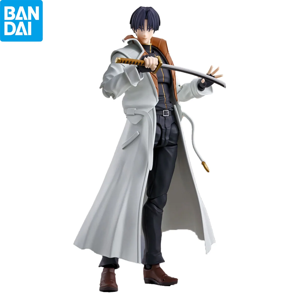 Original in Stock Bandai Spirits S.H.Figuarts Rurouni Kenshin Shinomori Aoshi Anime Figure Action Figure Collection Series