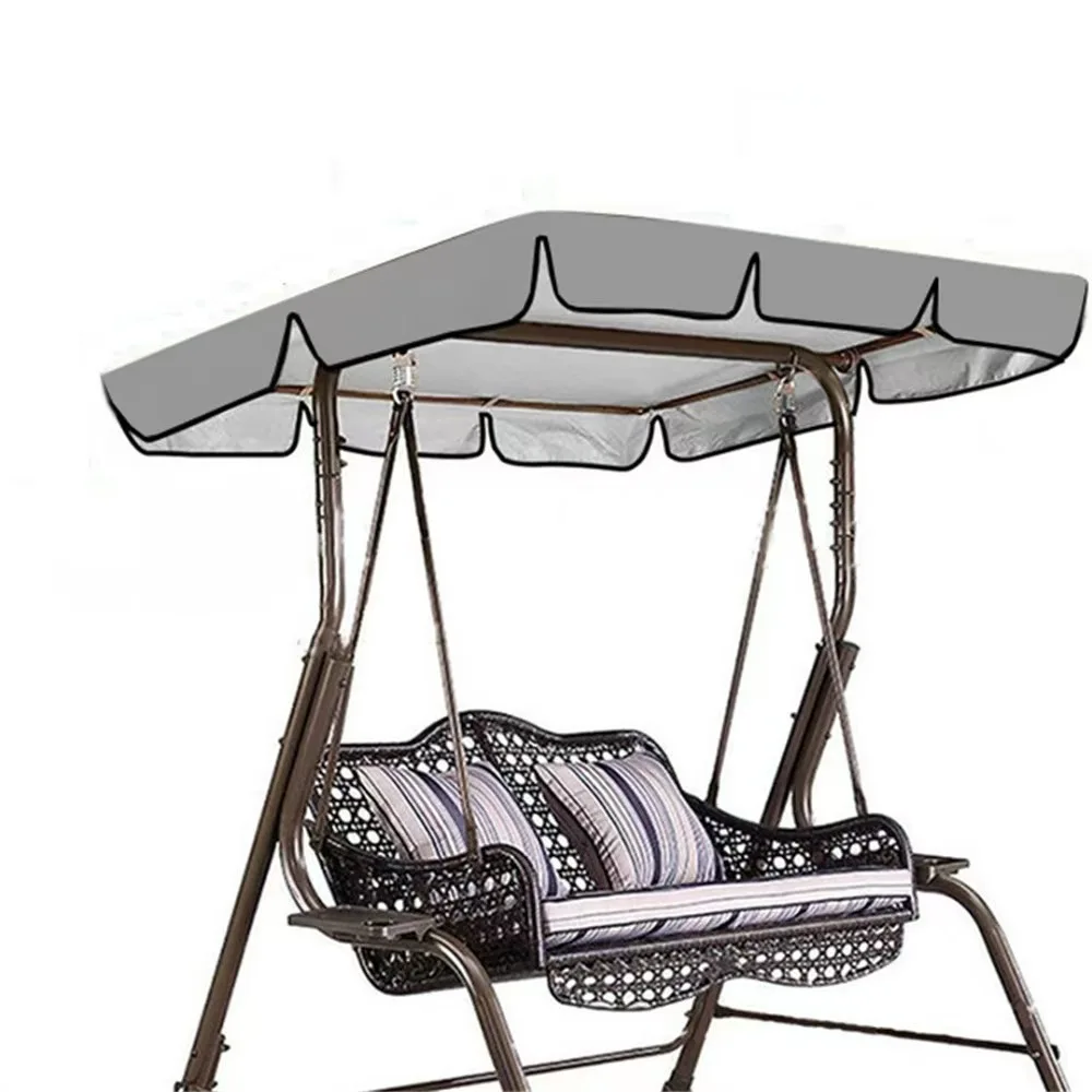 Telhado de substituição para balanço de varanda, capa de balanço ao ar livre, design de dossel durável, capa de fácil instalação, capa de substituição