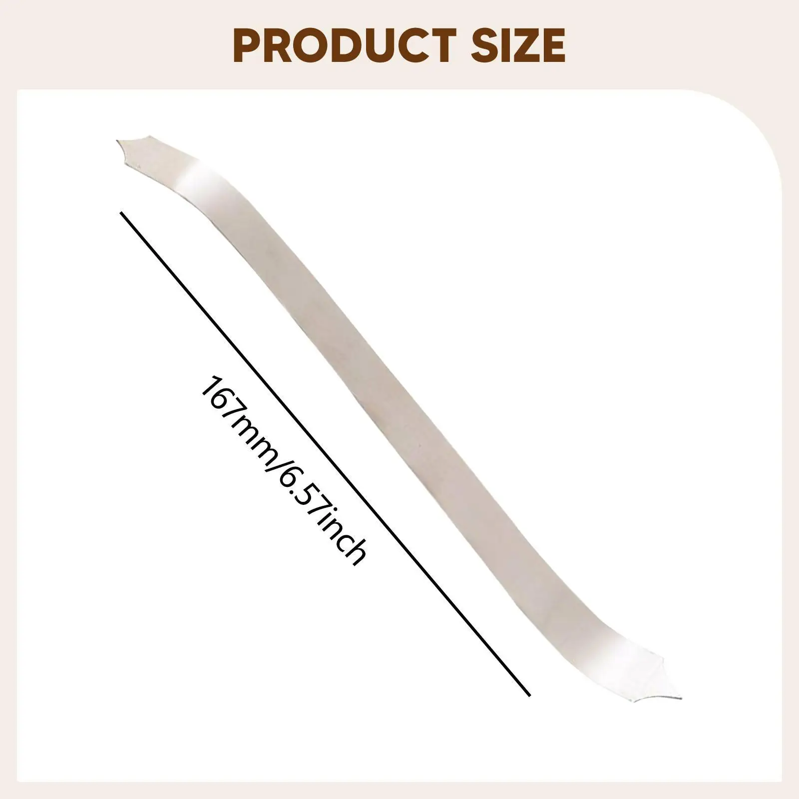 Pottery Making Tools Stainless Steel Fish Scale Texture Carving Stick for Clay Model Pottery Craft Design