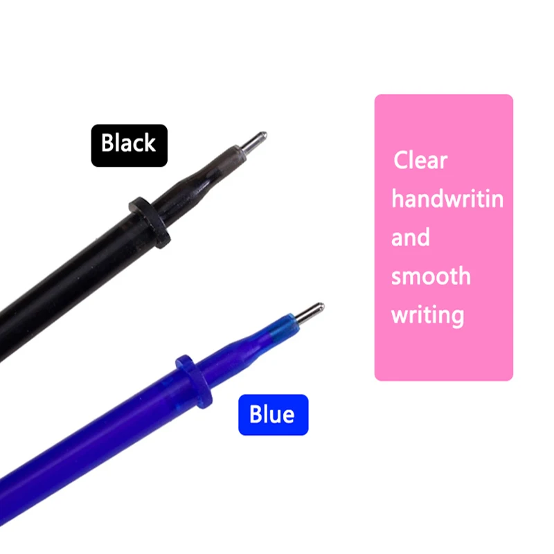 25 pezzi/set di Gel cancellabile 0.5mm penna neutra blu nero rosso inchiostro penna a sfera forniture per la scrittura ufficio scuola studente Statione