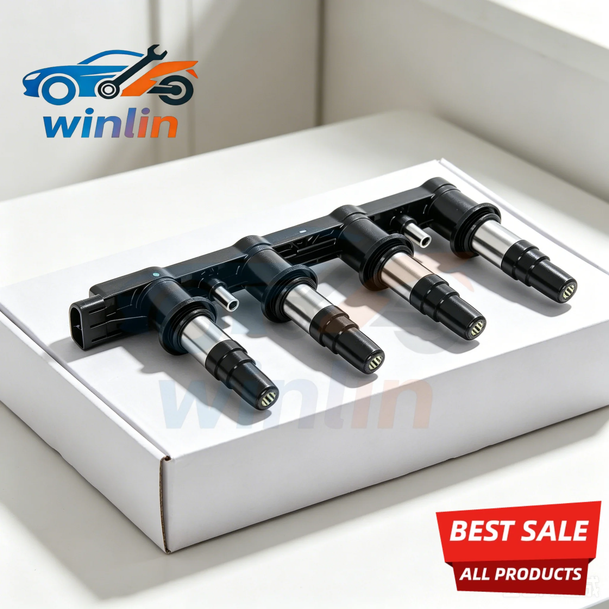 

OEM 7 Pins Ignition Coil 96476979 96476983 25186687 25186686 5C1703 55561655 55570160 for Chevrolet