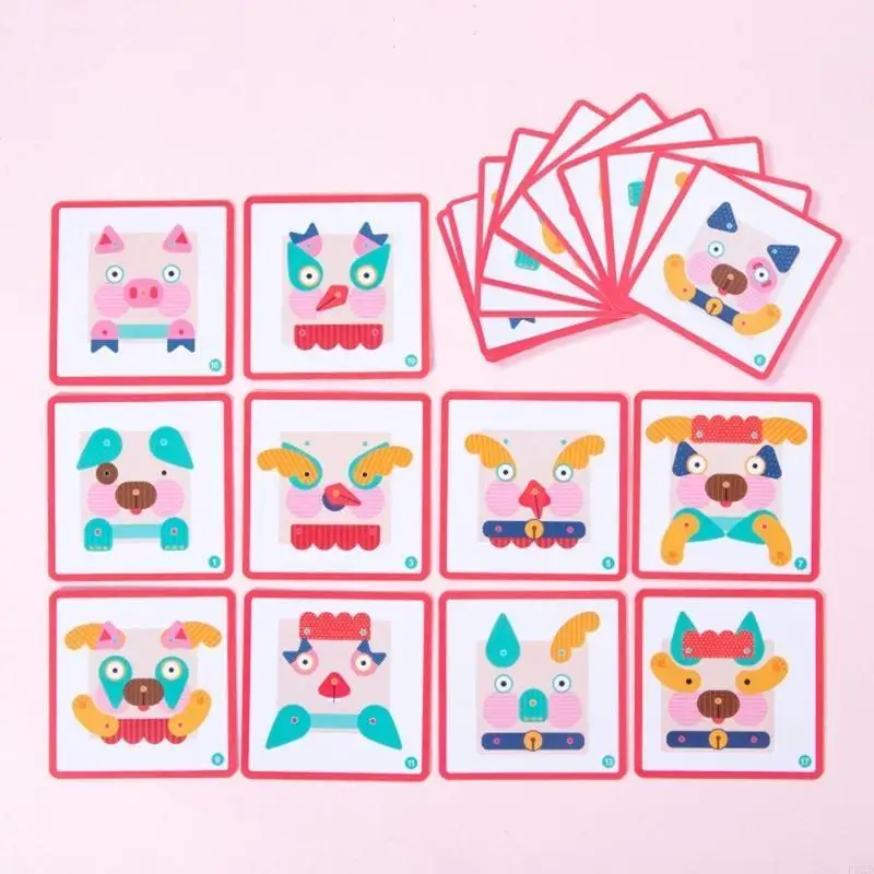 F62d 8.27x8.27in per il cambio legno creativo per il puzzle giocattoli giochi da tavolo da tavolo da puzzle a