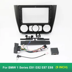 For BMW 1 Series E81 E82 E87 E88 2008-2012 Car Radio Fascias Installation Dash Frame 2 Din Panel DVD Gps Mp5 Android Player Trim