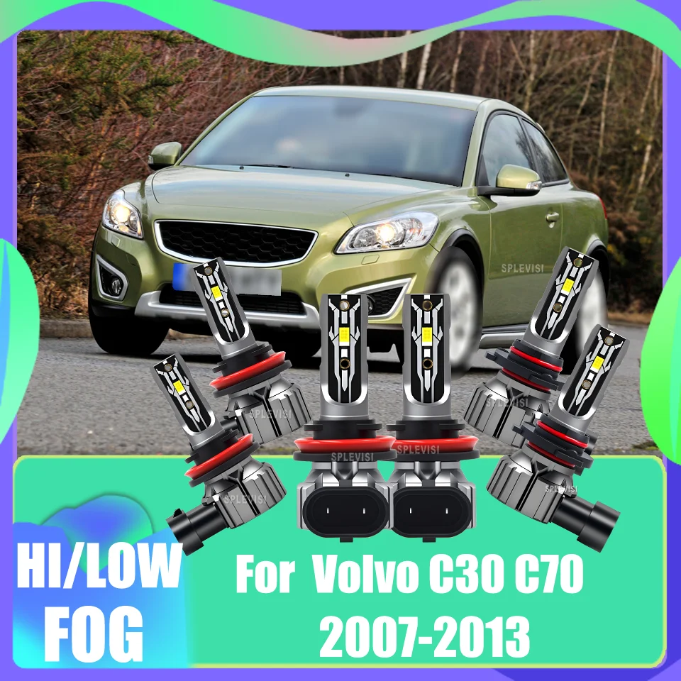 

75W/Bulb High-performance IP68 9005 H11 Headlight Foglamps Lights Value Pack accelerated delivery For Volvo C30 C70 2007-2013