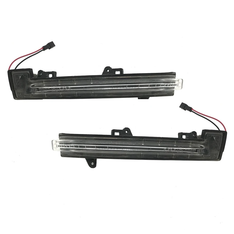 مرآة الرؤية الخلفية LED اليمنى للسيارة أضواء إشارة الانعطاف لشيري Jetour X70 X70S 2018 2019 غطاء مرآة السيارة #4