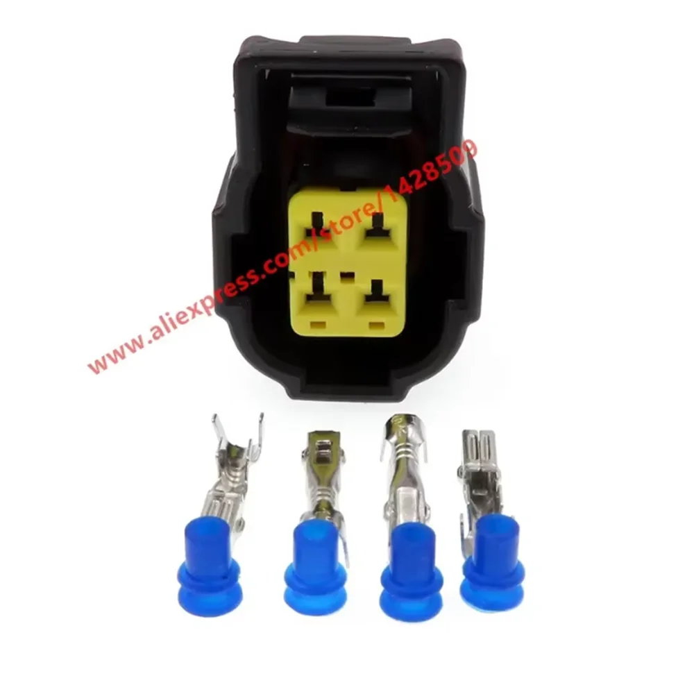 1 Set 4 Pin Female Electircal Automotive Connector