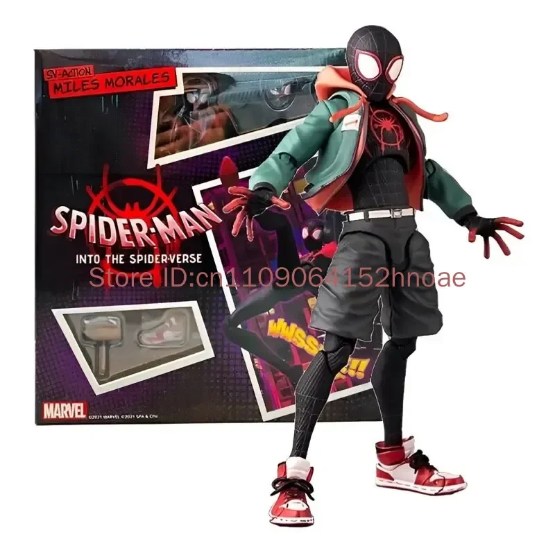 Sentinel Miles Morales Spider Man Action Figure Super Articulated Collectible Model across the Spider Verse Gift for Collectors view 4