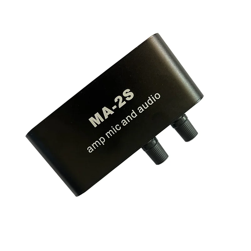 REPLA-2X Microfono dinamico da 6,5 mm Microfono a condensatore da 3,5 mm Amplificatore per cuffie Preamplificatore audio Scheda di miscelazione MA-2S