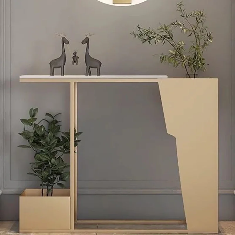 Large Capacity Functional Console Table Wide Minimalist Entryway Table Practical Living Room Mesa Hall Modern Home Furniture