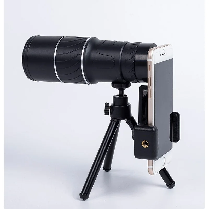 16*52 66M/8000M Monocular Telescope Portable Waterproof  With Tripod And Phone Clip High Quality Take Photo for Camping