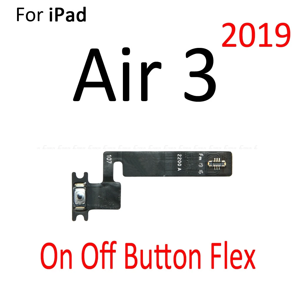 Power ON OFF Mute Switch Control Key Volume Button Flex Cable For iPad 5 6 7 8 Air Mini 1 2 3 4 5 10.2 inch 2017 2018 2019 2020