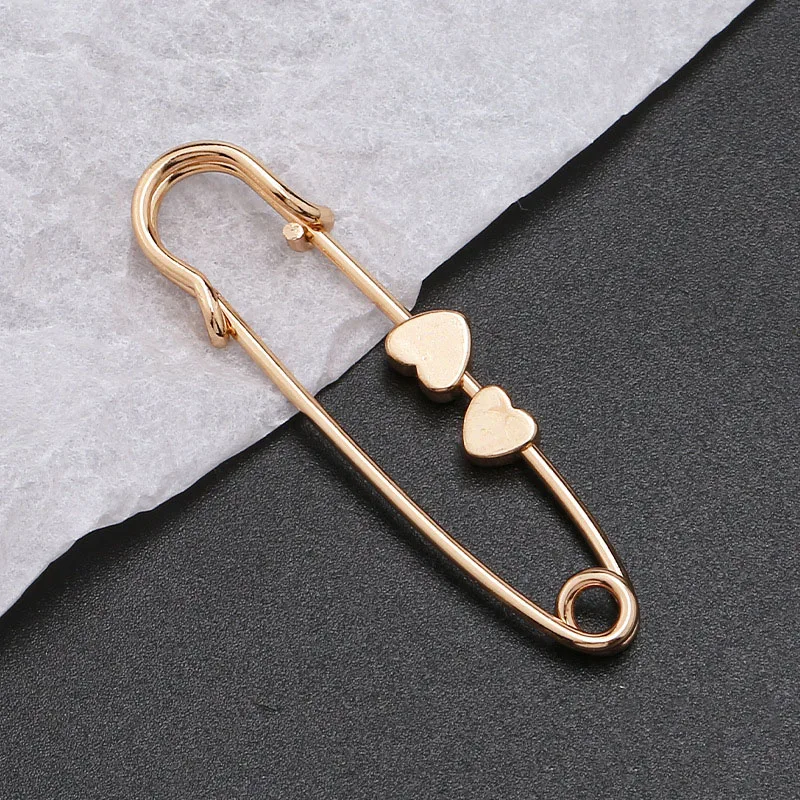 2pcs Waist Clip Skirt Fixed Adjustment Pants Waist Size Women\'s Clothing Accessories Metal Pin Brooch