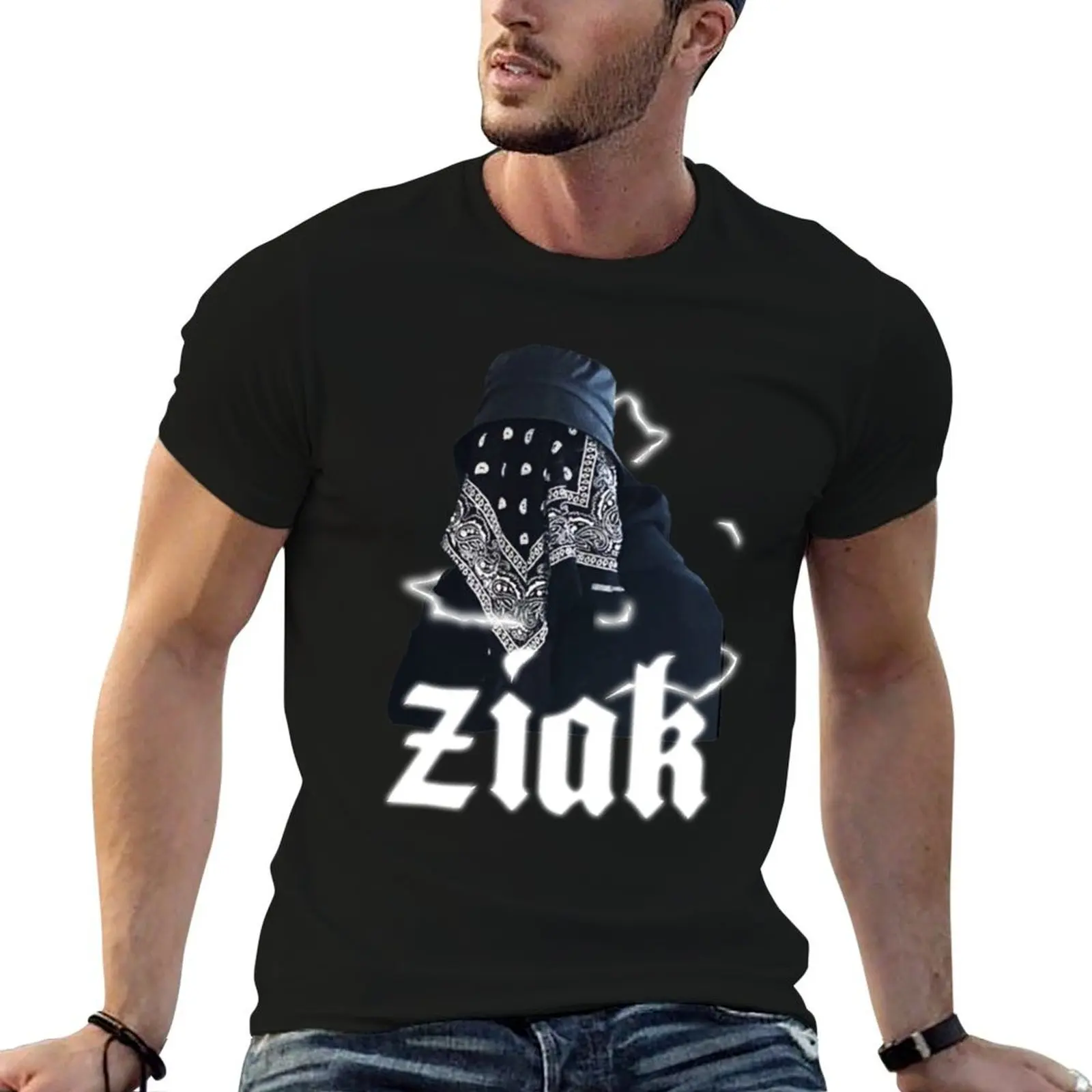 Футболка Ziak Basic, однотонная, с короткими рукавами, хлопковая.