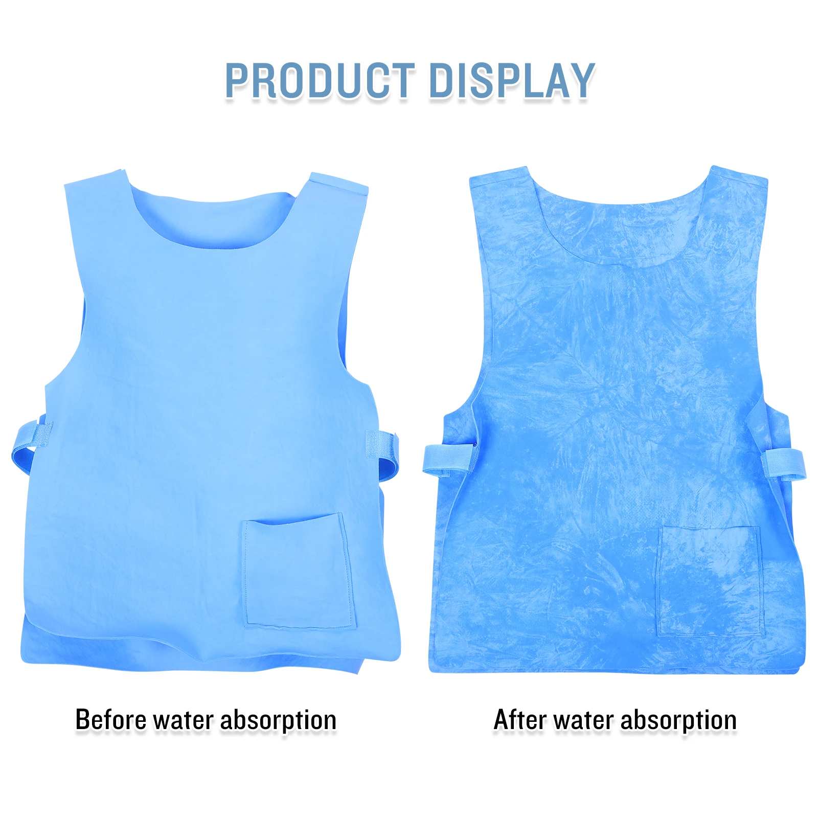 

Cooling Vest for Men Women Outdoor Summer PVA Cooling Vests Reusable Lightweight Air Conditioned Vest for Hot Weather