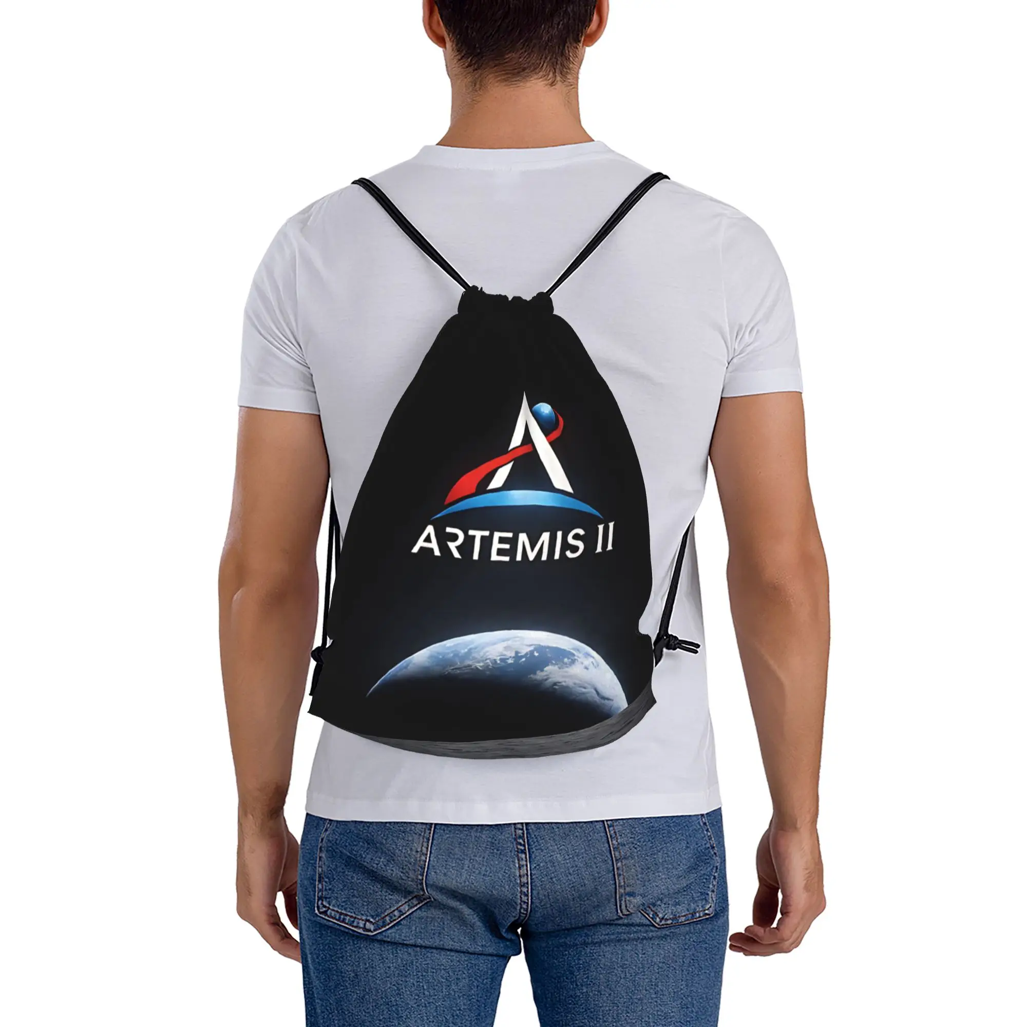 2026 Artemis II 28  Drawstring Bags Travel Unisex Storage Organize Bundle Pocket Rope Bag
