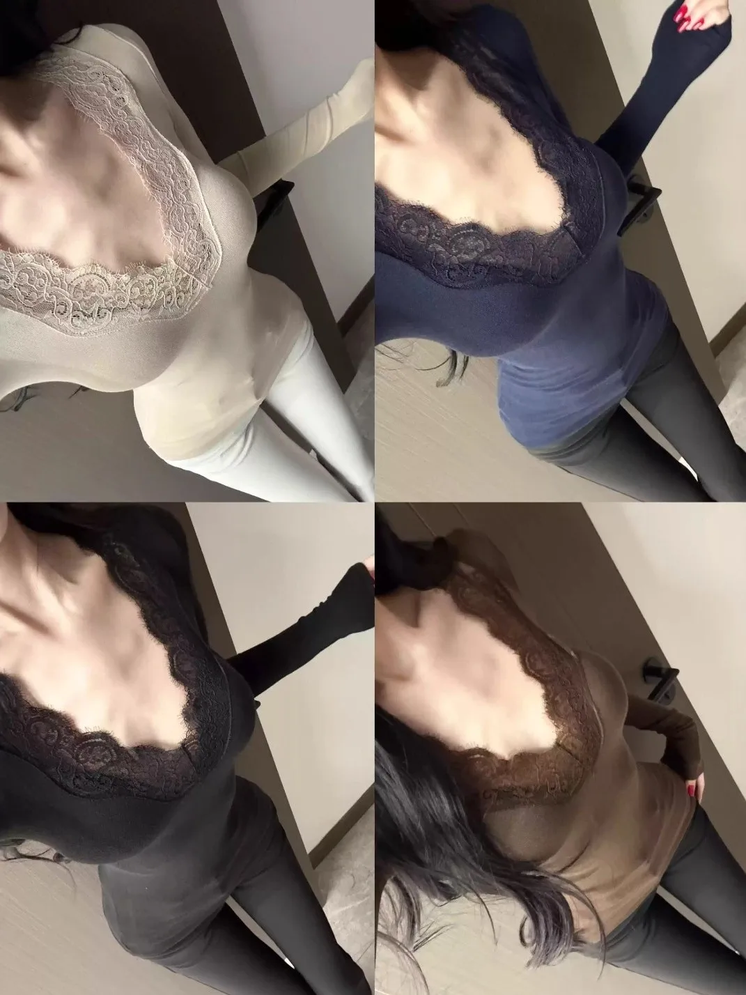 haut-de-sous-vetement-ultra-intent-a-col-en-v-avec-empiecements-en-dentelle-amincissant-a-manches-longues-haut-de-gamme-pour-femme-pour-le-sport-et-les-activites-de-plein-air