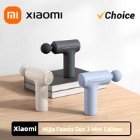 XIAOMI Mijia Mini Fascia Gun 3 Portable Muscle Massage Gun 12kg Thrust Brushless Silent Motor 3 Massager Heads Relax the Body
